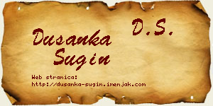 Dušanka Šugin vizit kartica